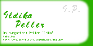ildiko peller business card